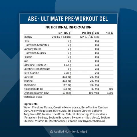 ABE (All Black Everything) Pre Workout Gel – Image 5