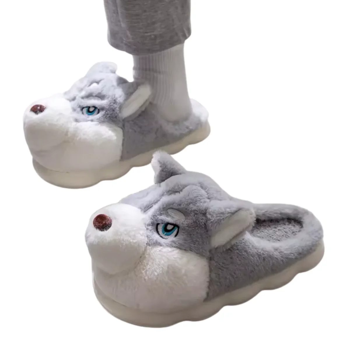 Pantoufles Husky Cartoon Ultra Douces – Image 3