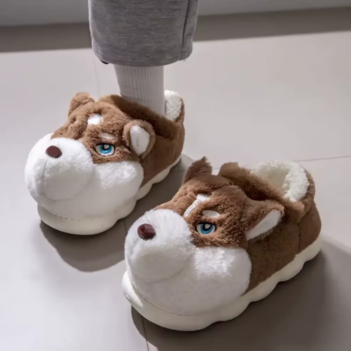 Pantoufles Husky Cartoon Ultra Douces – Image 5