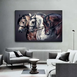 tableau cheval de trait