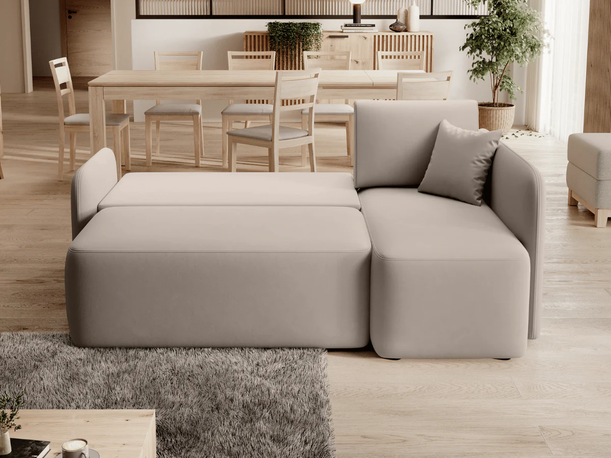 Canapé d'angle convertible petite taille GARNIER – Image 3