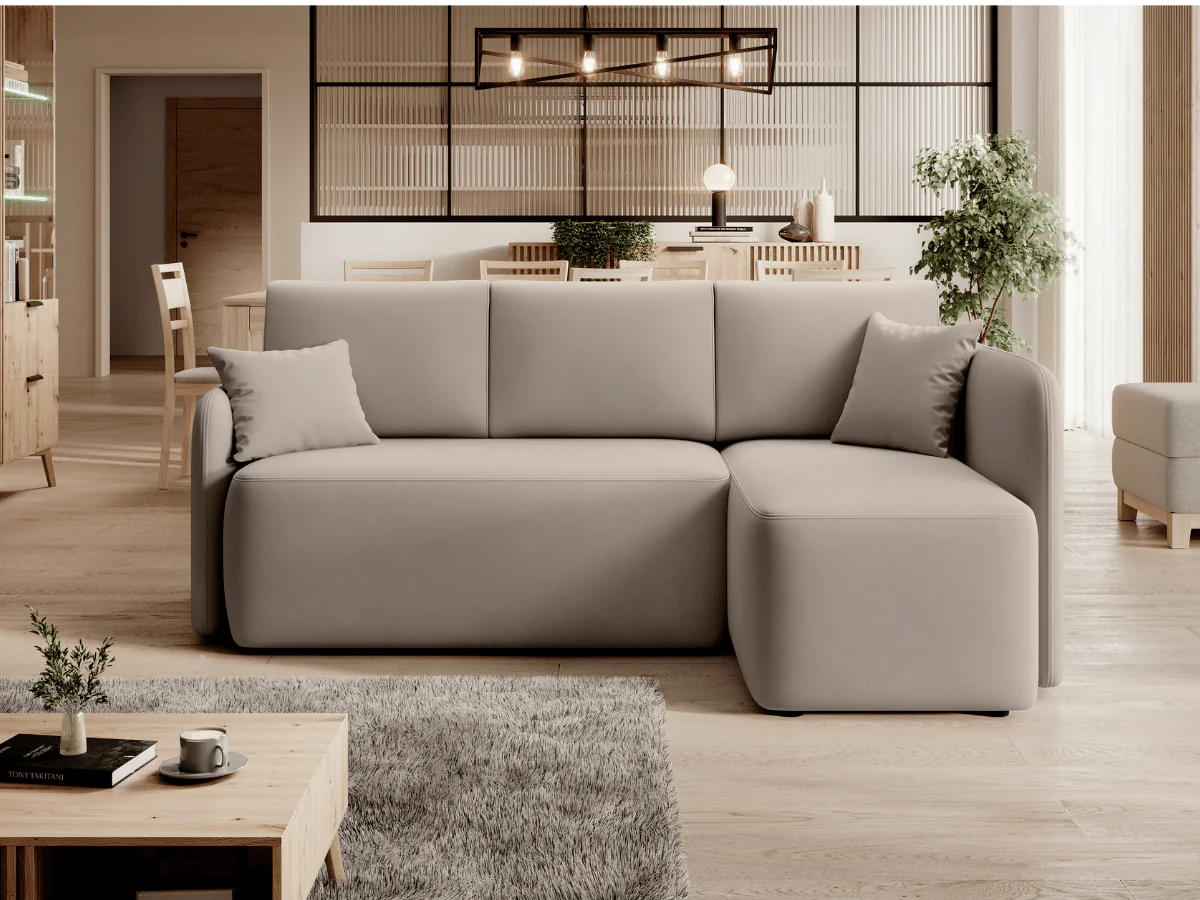 Canapé d'angle convertible petite taille GARNIER – Image 7