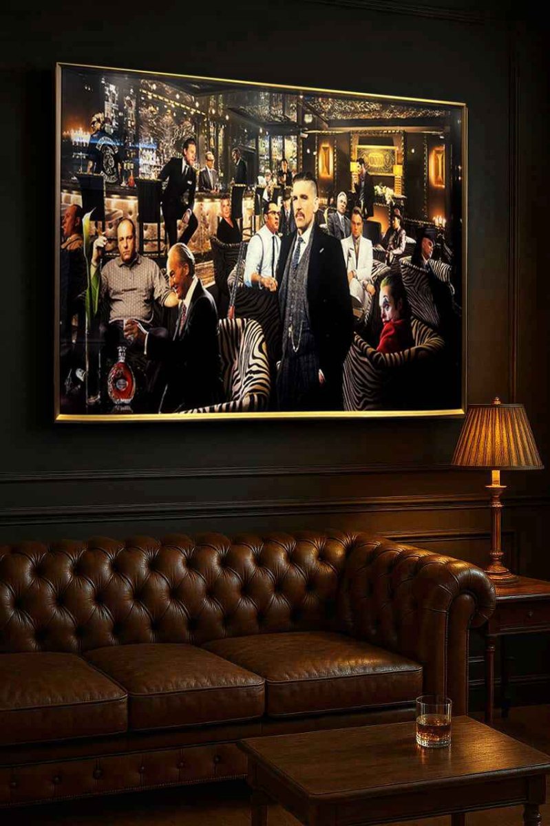 Tableau Réunion Légendaire -Peaky Blinders - Art Mural Cinématographique -Décoration Moderne – Image 3