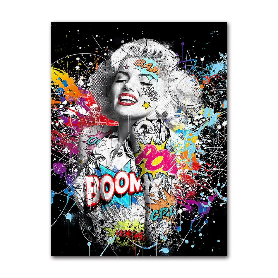 Tableau Pop Art "Explosion Iconique" – Image 2