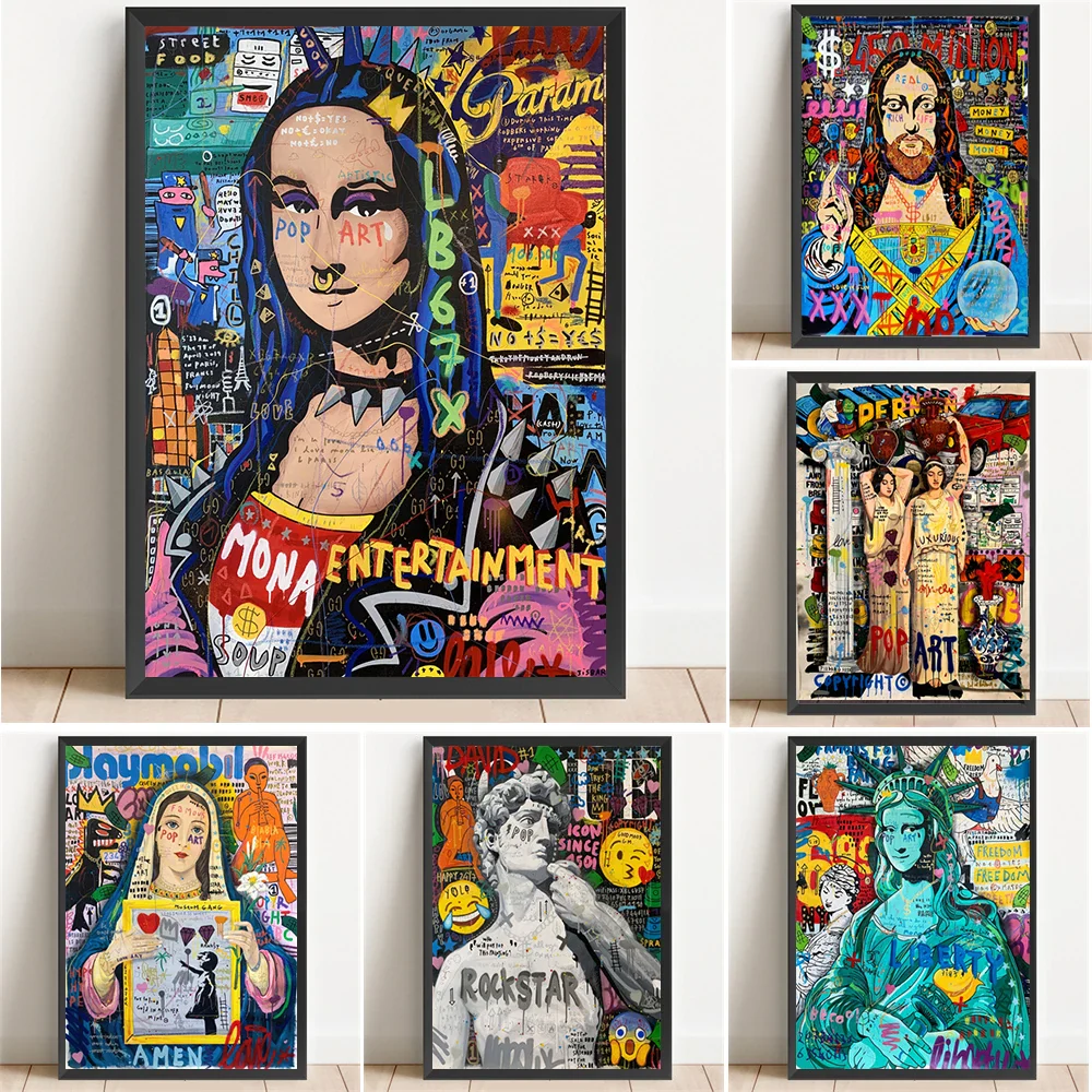 Tableau Pop Art "Mona Entertainment" – Image 3