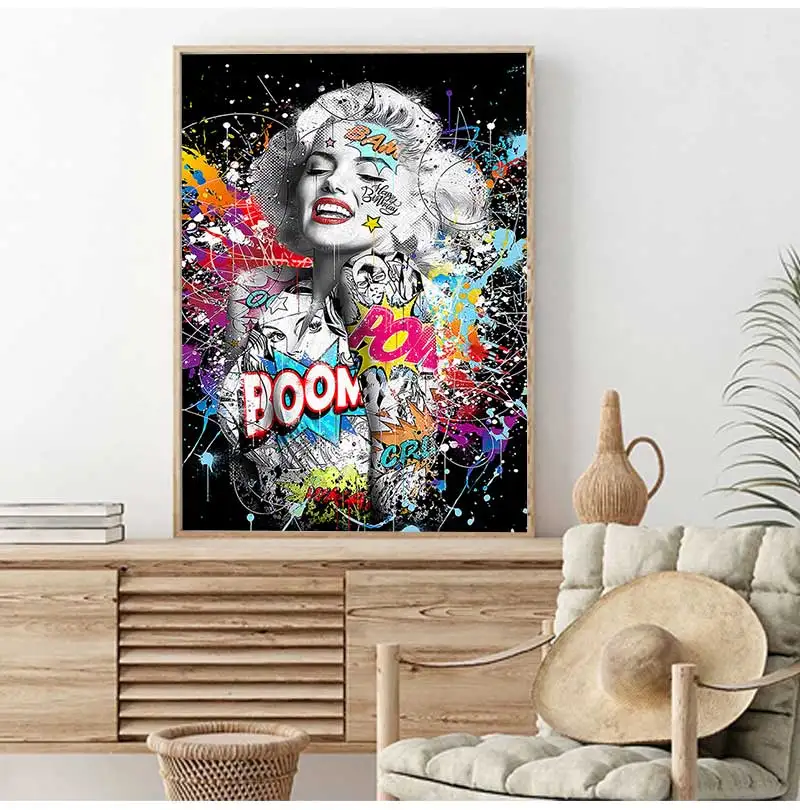 Tableau Pop Art "Poing Graffiti" – Image 9