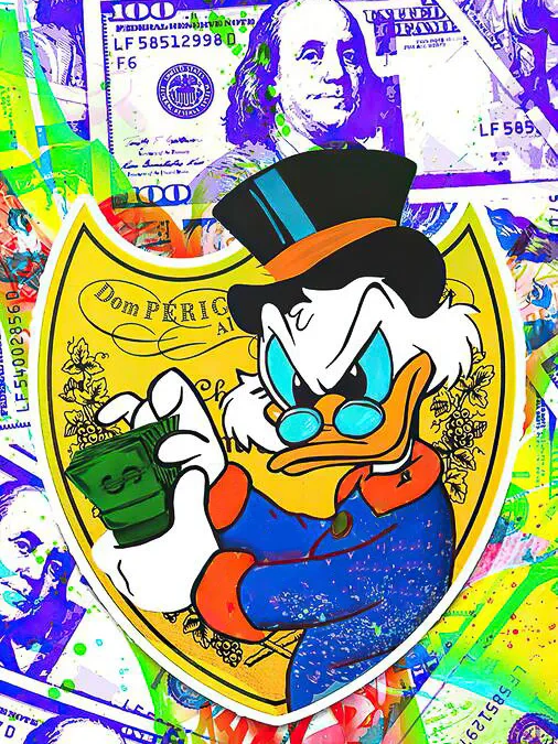 Tableau Pop Art "Fortune Canard" – Image 7