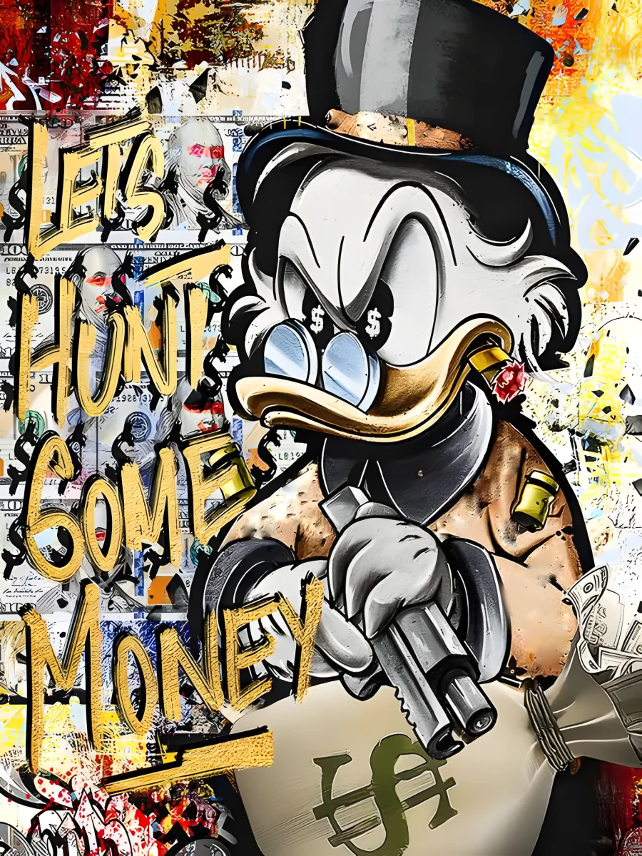 Tableau Pop Art "Chasse au Trésor"