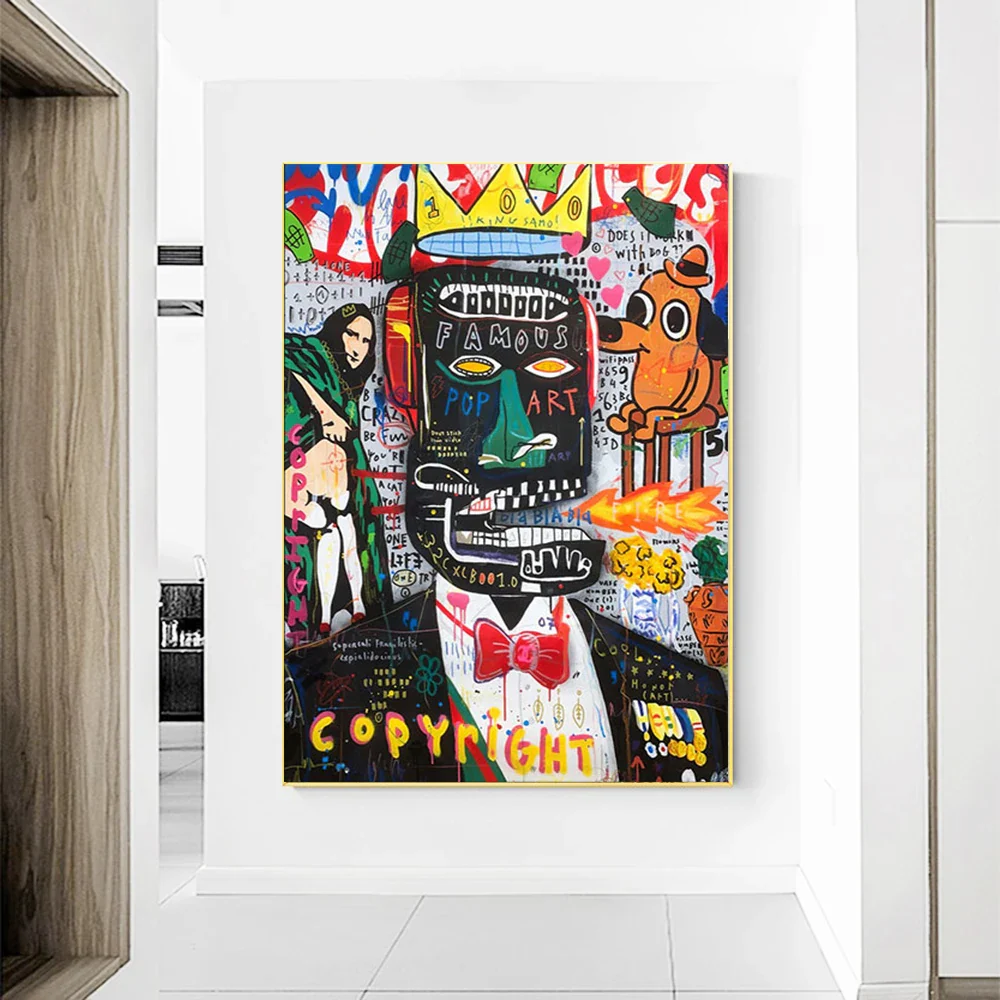 Tableau Pop Art "Famous Copyright" – Image 6