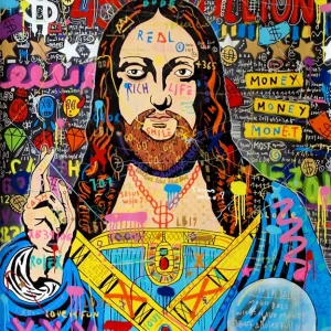 Tableau Pop Art "Rich Life"