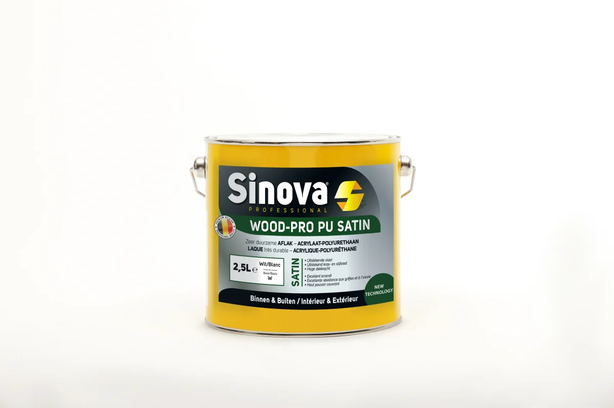 Peinture laque wood-pro PU satin Sinova