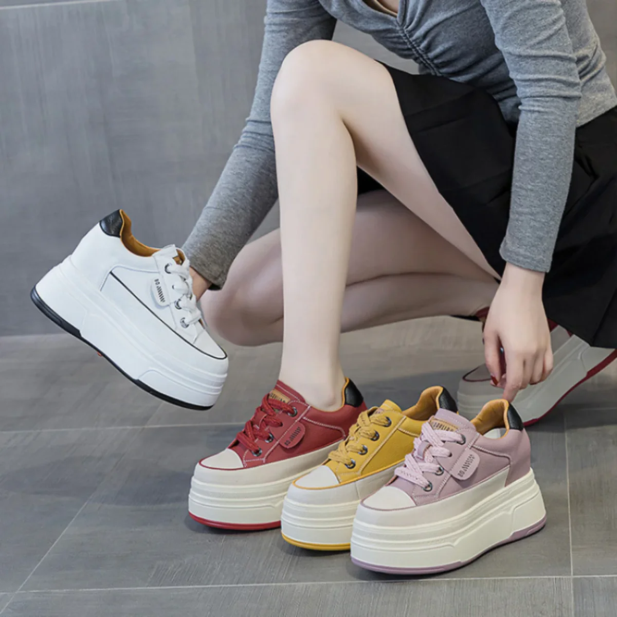 Sneakers Plateforme Élévatrices +9 cm de Style & Confiance – Image 7