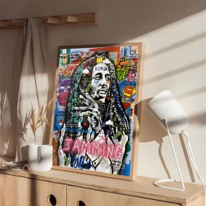Tableau Bob Marley Street Art