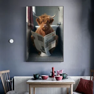 Tableau Bœuf aux Toilettes