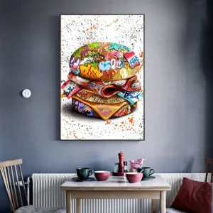 Tableau Burger Street Art
