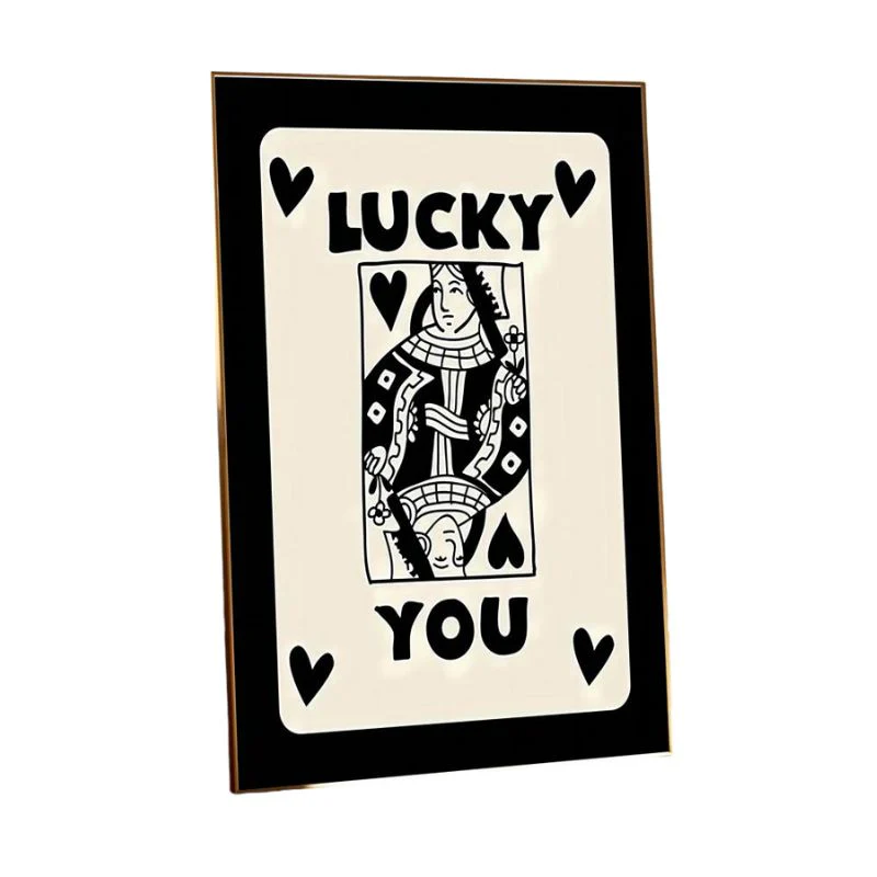 Tableau Casino Cartes Noir et Blanc – Image 6