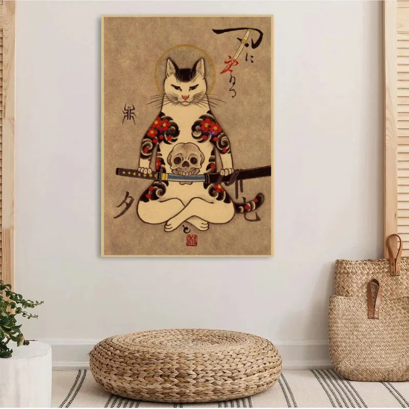 Tableau Chat Yakuza – Image 3