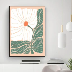 Tableau Fleur Boheme Minimaliste