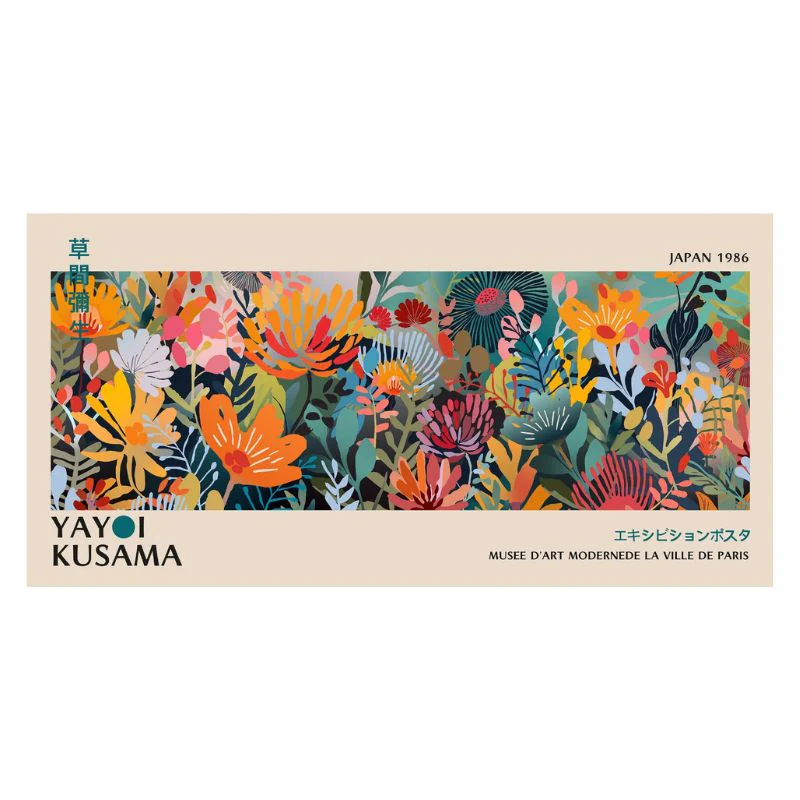 Tableau Fleur Japonais Street Art – Image 4