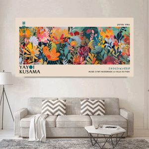 Tableau Fleur Japonais Street Art