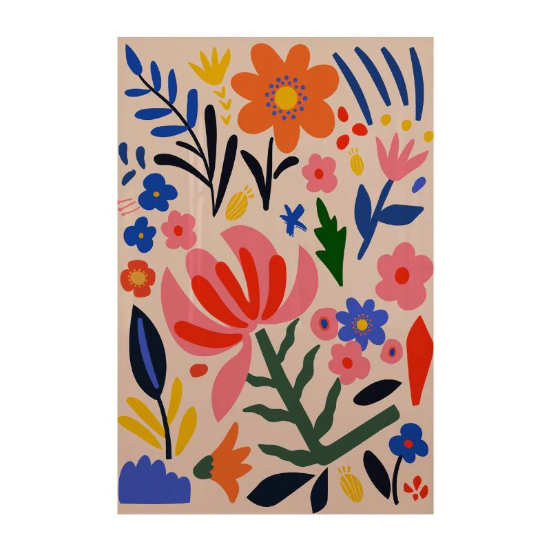Tableau Fleurs Pop Art – Image 5