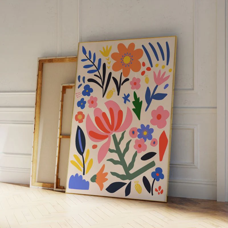 Tableau Fleurs Pop Art – Image 3