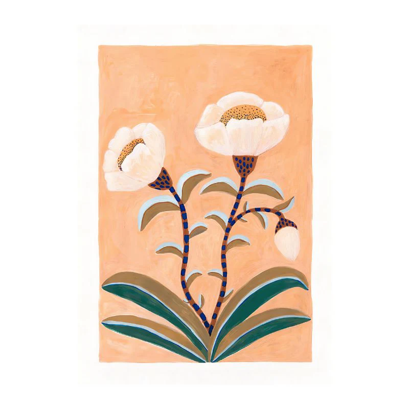 Tableau Fleurs Terracotta – Image 4