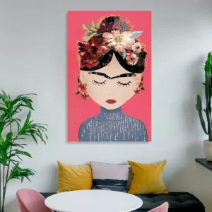 Tableau Frida Kahlo Art Naïf