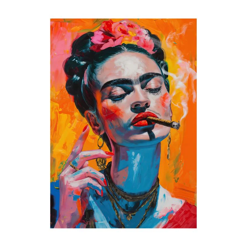 Tableau Frida Kahlo Cigarillo – Image 4