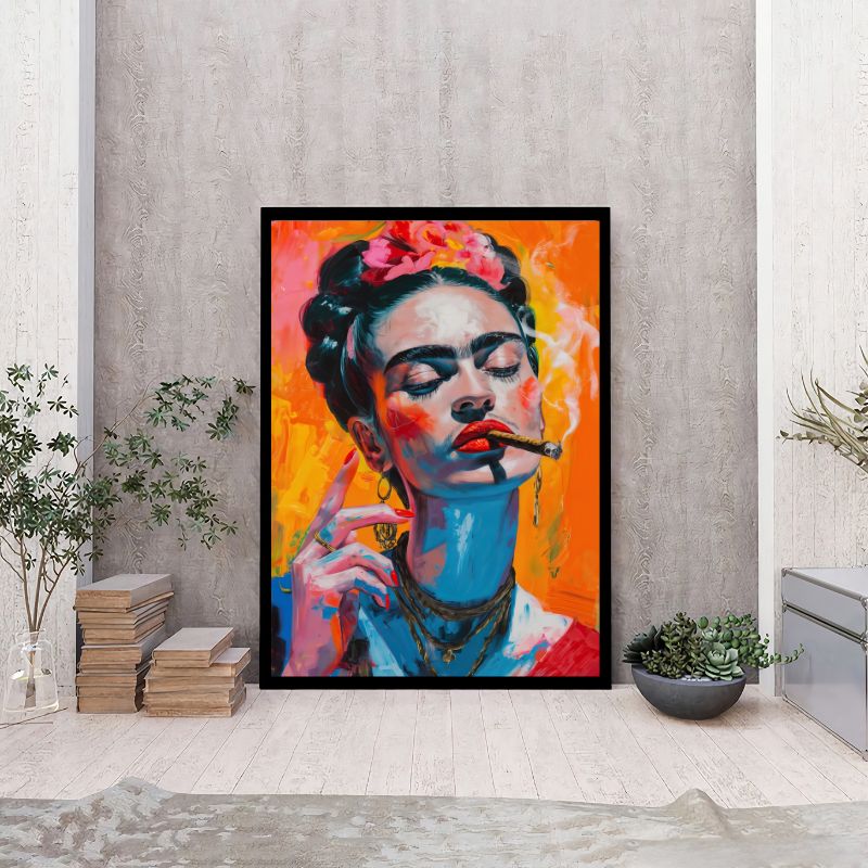 Tableau Frida Kahlo Cigarillo – Image 3