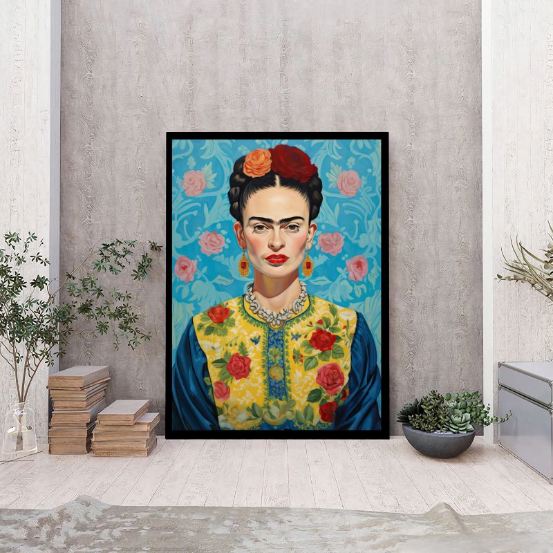 Tableau Frida Kahlo en Tenue Traditionnelle – Image 3