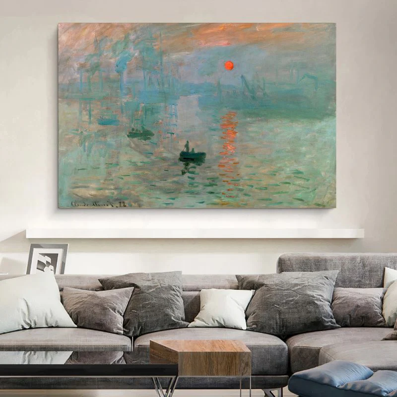 Tableau Impression Soleil Levant - Claude Monet – Image 3