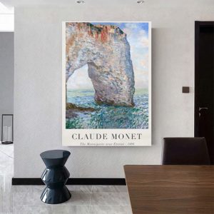 Tableau La Manneporte près d'Etretat - Claude Monet