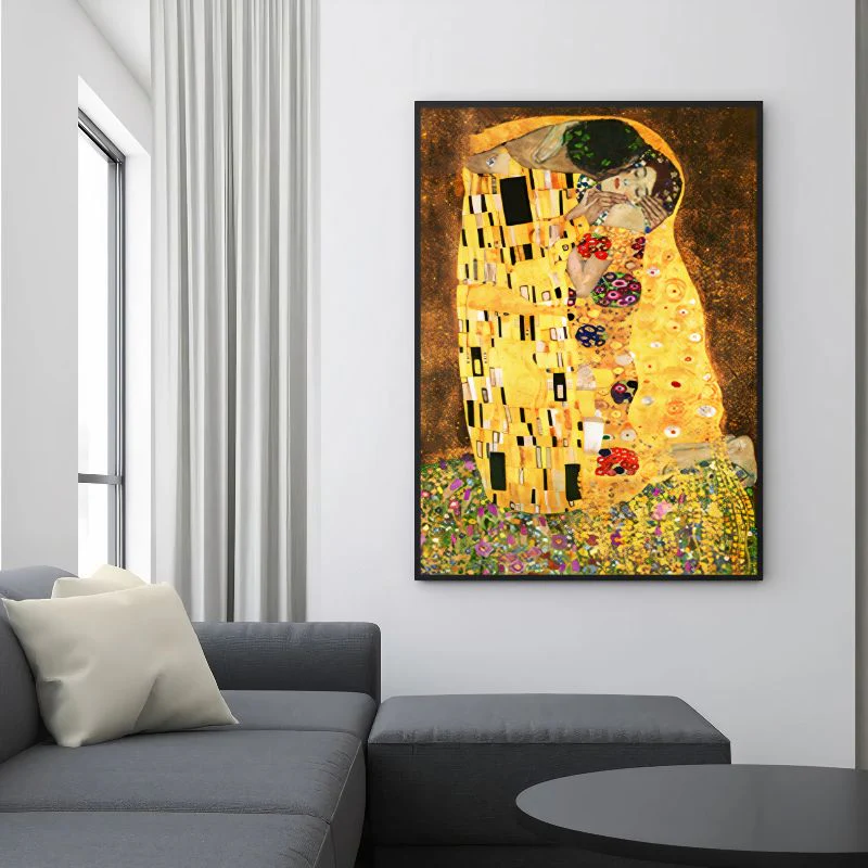 Tableau Le Baiser - Gustav Klimt – Image 2