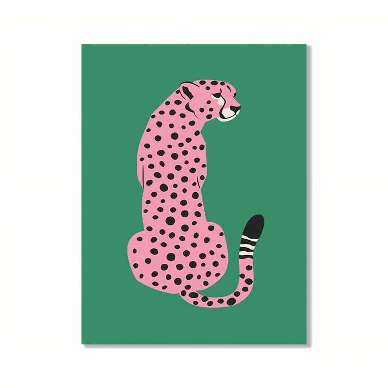 Tableau Léopard Rose – Image 5