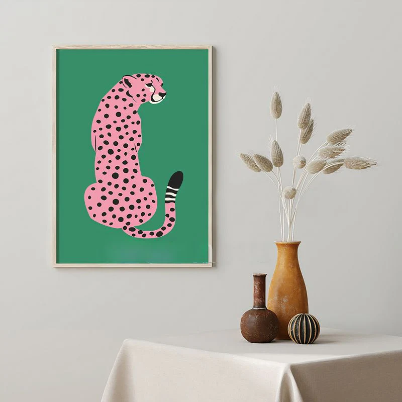 Tableau Léopard Rose – Image 3