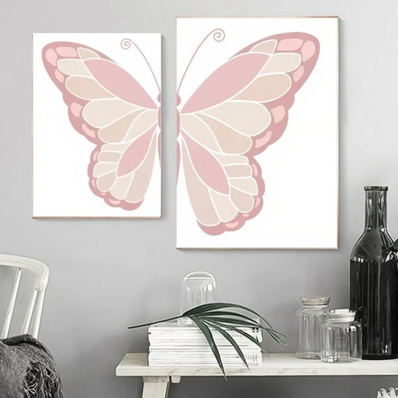 Tableau Papillon Rose – Image 3