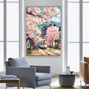 Tableau Paysage Japonais Animé