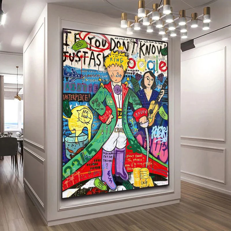 Tableau Petit Prince Street Art – Image 3