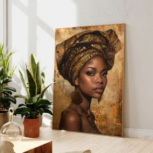 Tableau Portrait Art Afro