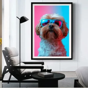 Tableau Shih Tzu Pop Art Décalé