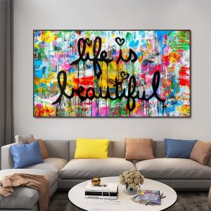 Tableau Street Art Life is Beautiful