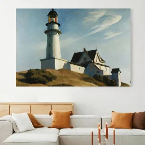 Tableau The Lighthouse at two Light - Edward Hopper