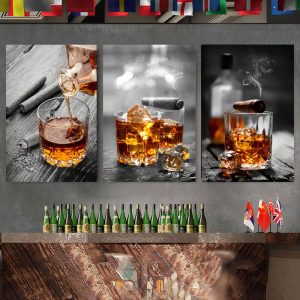Tableau Whisky et Cigare