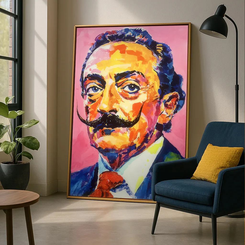 Tableau Décoratif - Hommage à Dali – Décoration Murale Tendance – Image 2