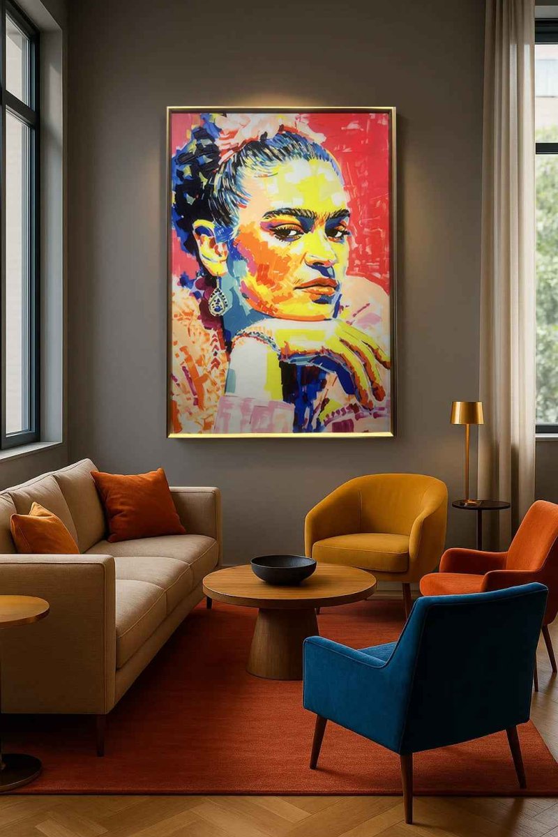 Tableau Décoratif - Hommage à Frida Kahlo - Décoration Murale Tendance – Image 4