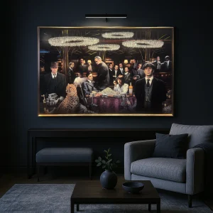 Tableau L'Empire des Ombres - Décoration Murale Moderne et luxueuse