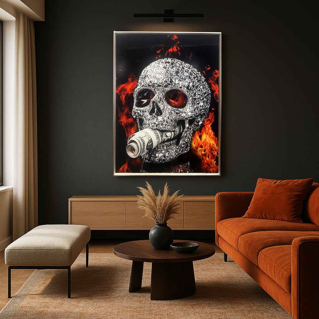 Tableau Vanité Contemporaine - Décoration Murale Moderne et luxueuse