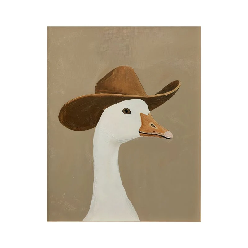 Tableau l'Oie au Chapeau de Cowboy – Image 4