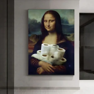 Tableau la Joconde Papier Toilette